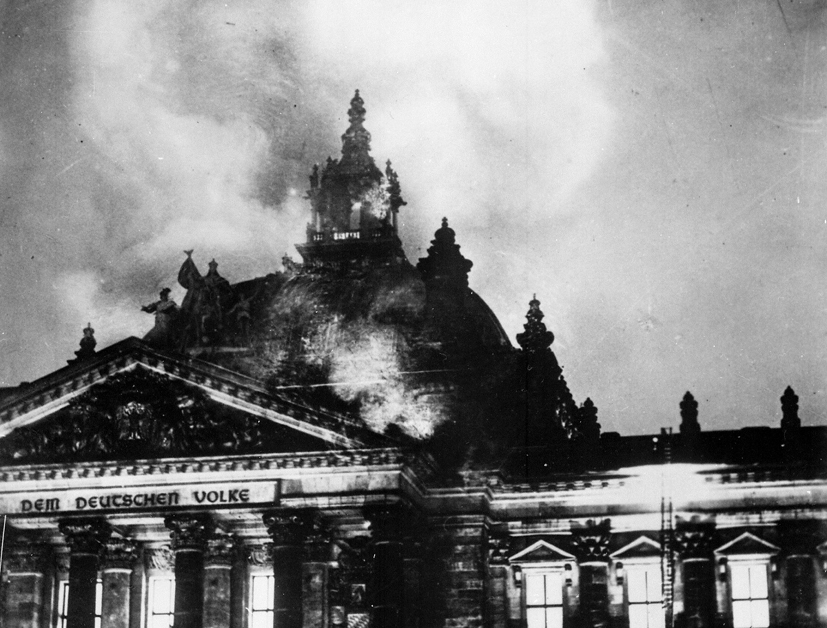 Brand in de Rijksdag 1933