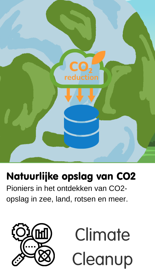 Pioniers in het ontdekken van CO2-opslag in zee, land, rotsen en meer.